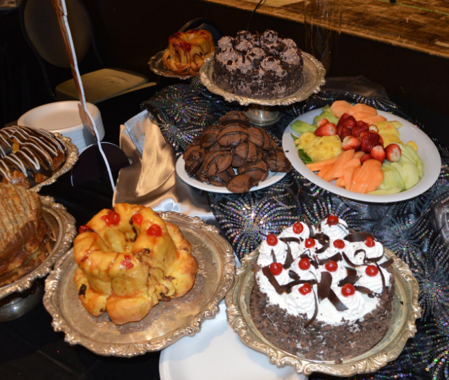Event dessert table